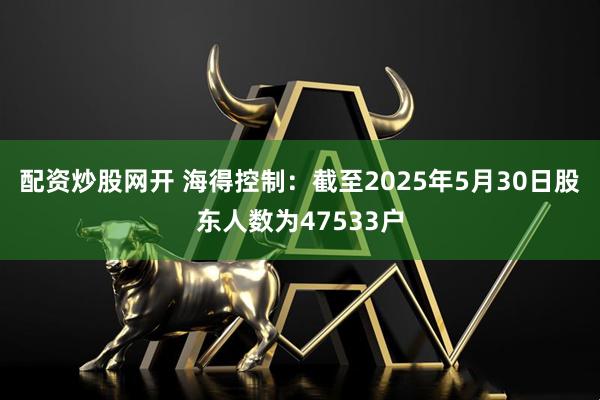 配资炒股网开 海得控制：截至2025年5月30日股东人数为47533户